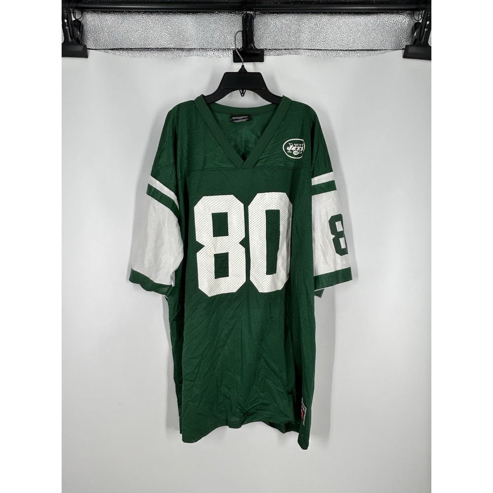 Vintage Logo Athletic New York Jets Wayne Chrebet #80 Jersey Green Mens Size XL